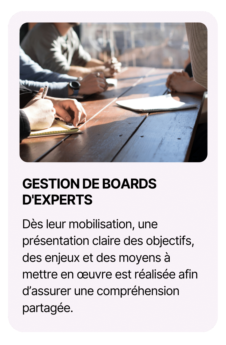 gestion de boards experts