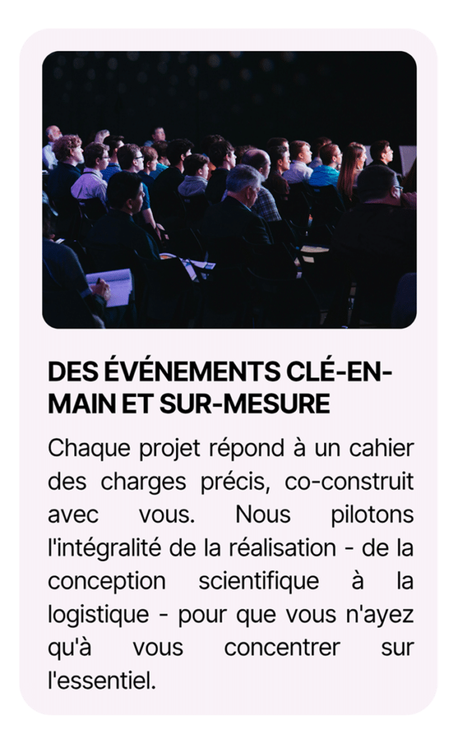 évènements sur mesure