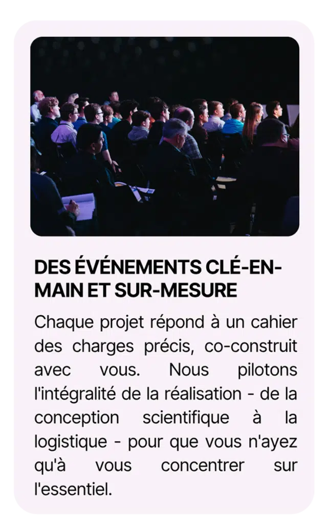 évènements sur mesure