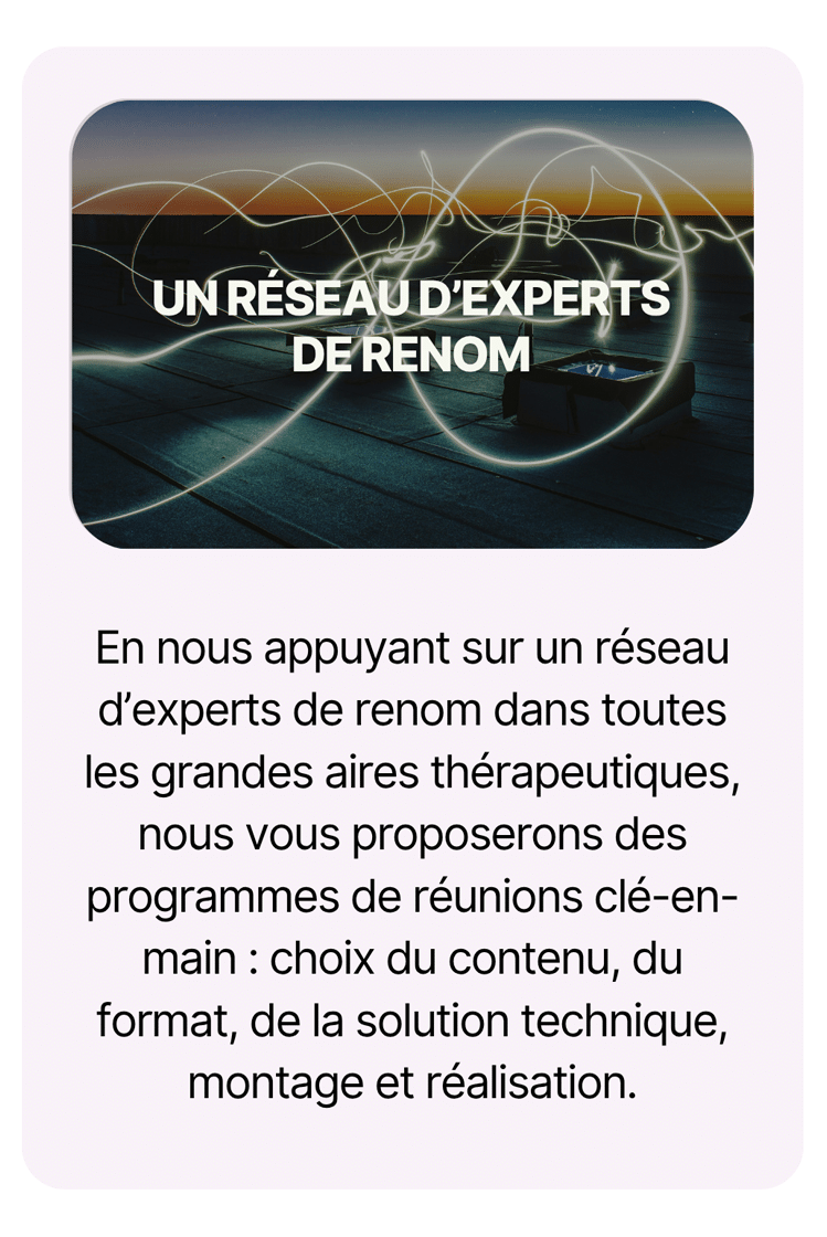 réseau d'experts