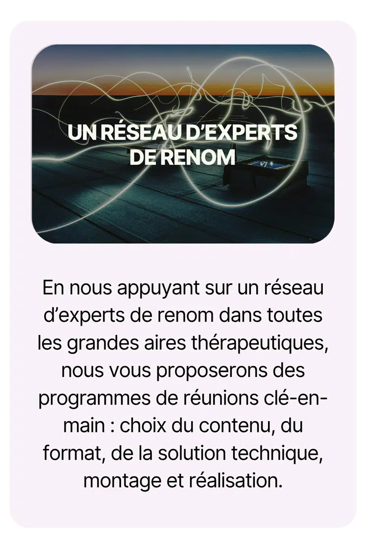 réseau d'experts