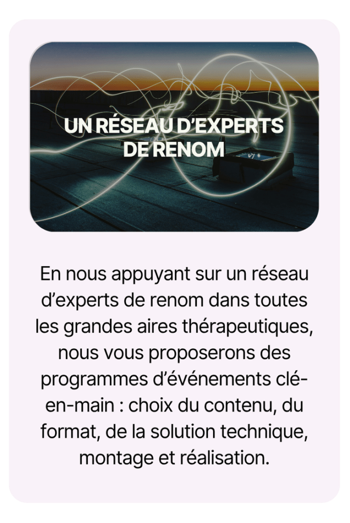 réseau d'experts